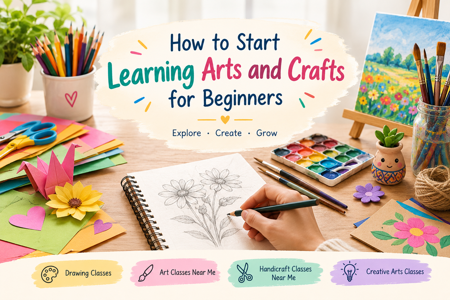 How to Start Learning Arts and Crafts for Beginners